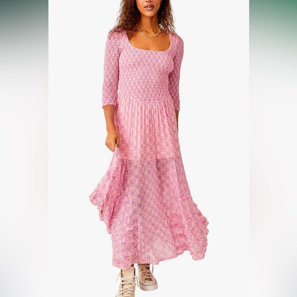 NWT Free People It’s Fate Midi Dress Size Large